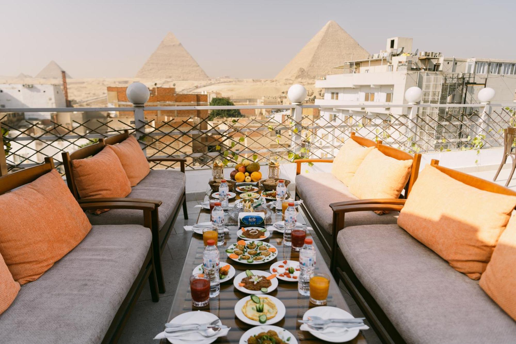 Jimmy Pyramids Hotel Kafret el-Gabal Eksteriør bilde