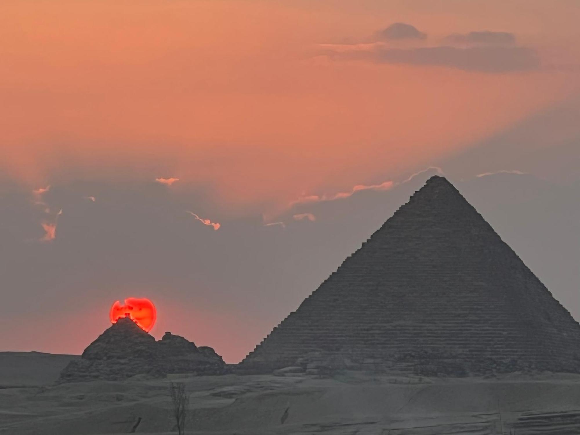 Jimmy Pyramids Hotel Kafret el-Gabal Eksteriør bilde