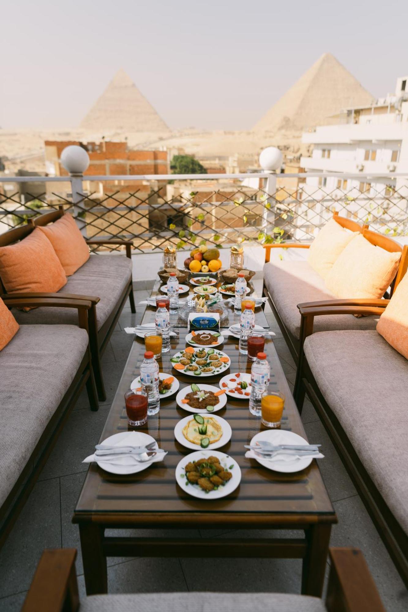 Jimmy Pyramids Hotel Kafret el-Gabal Eksteriør bilde