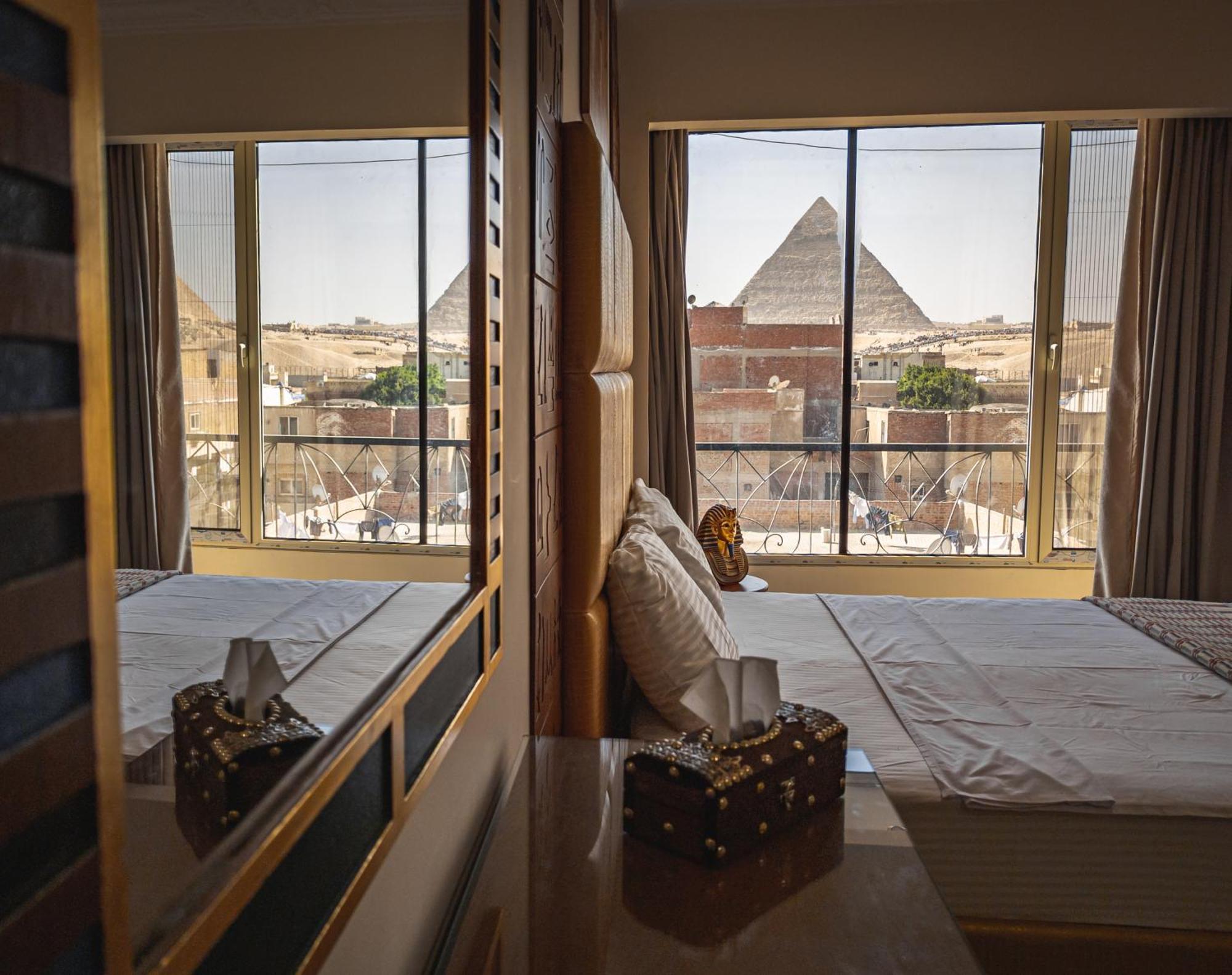 Jimmy Pyramids Hotel Kafret el-Gabal Eksteriør bilde