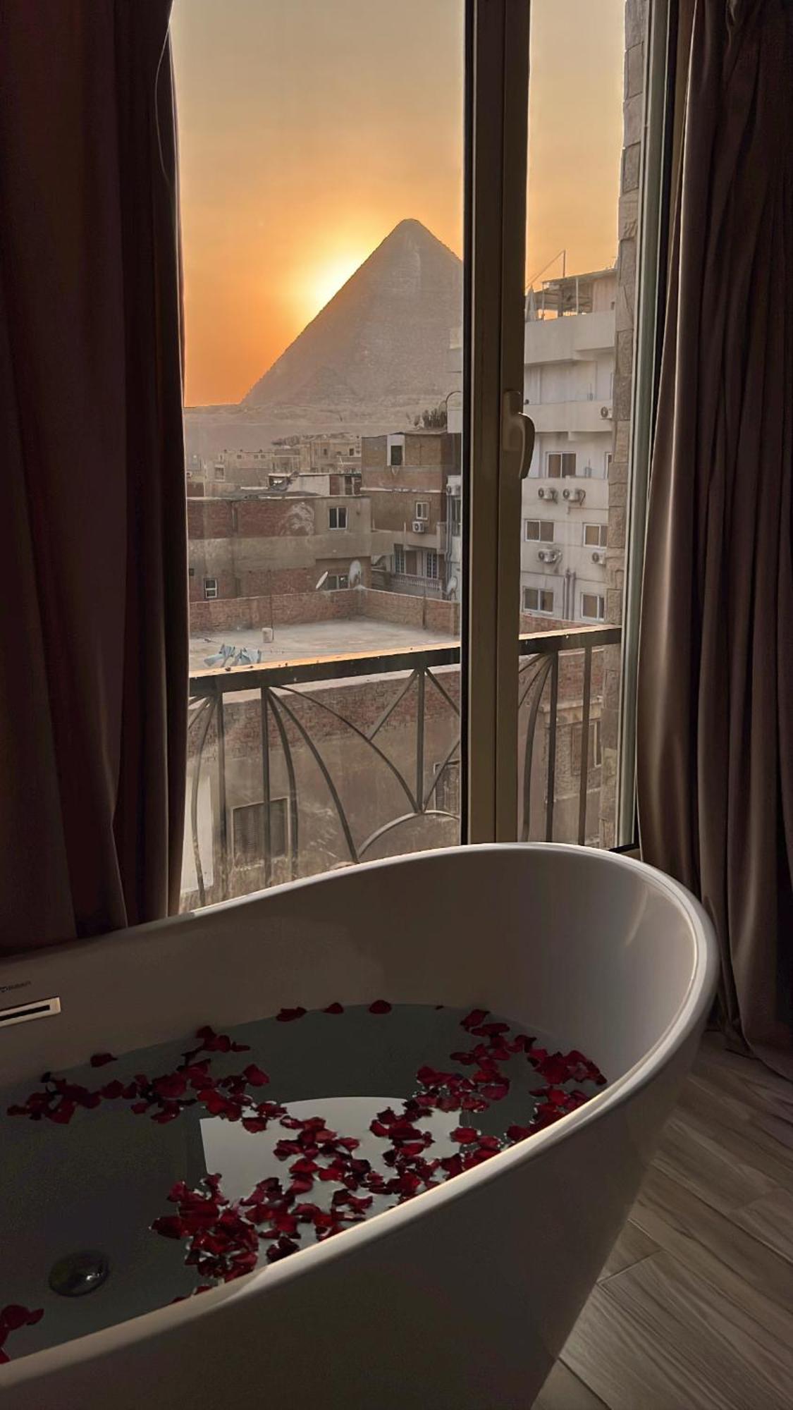 Jimmy Pyramids Hotel Kafret el-Gabal Eksteriør bilde