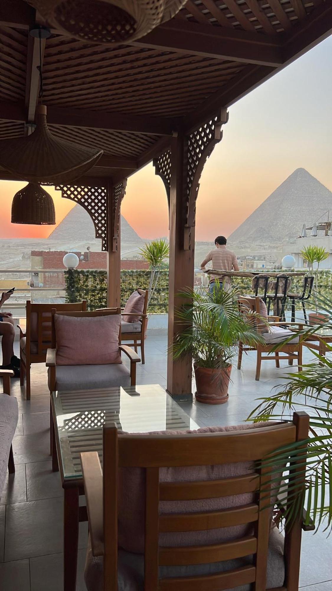 Jimmy Pyramids Hotel Kafret el-Gabal Eksteriør bilde