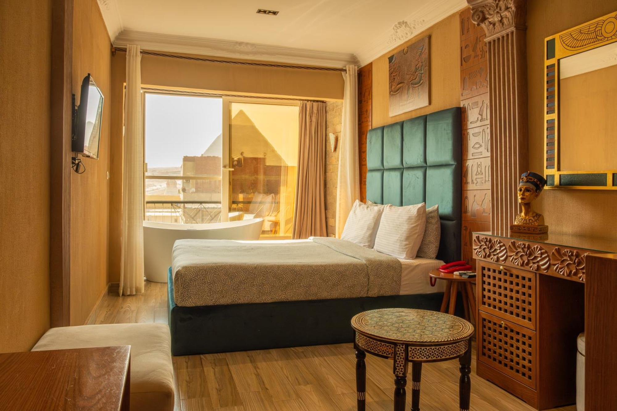 Jimmy Pyramids Hotel Kafret el-Gabal Eksteriør bilde